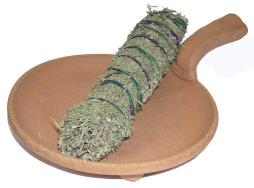 Terracotta Smudge Bowl 6in