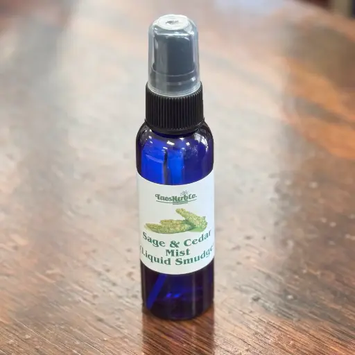 Sage & Cedar Mist Liquid Smudge 4oz