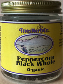 Peppercorn Blk Wh Spice Jar 2.5oz