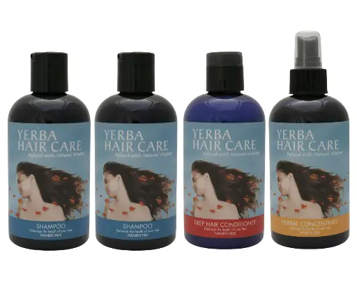 Yerba Hair Care Travel & Gift set (2oz x 4)